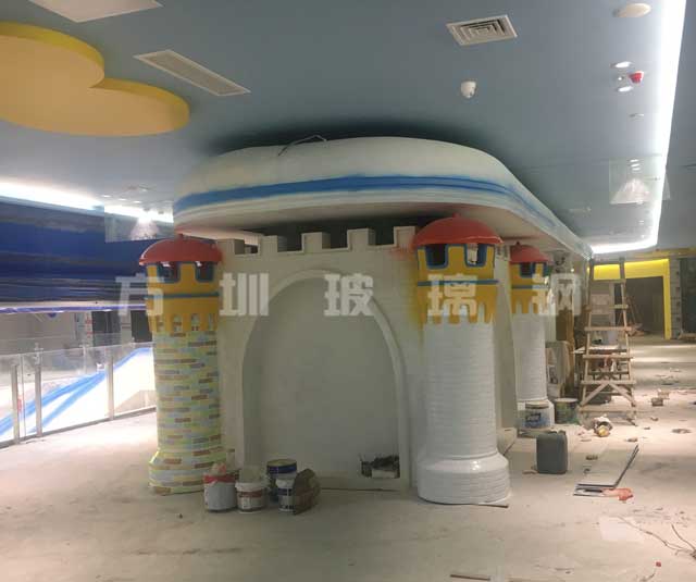 玻璃鋼城堡造型雕塑