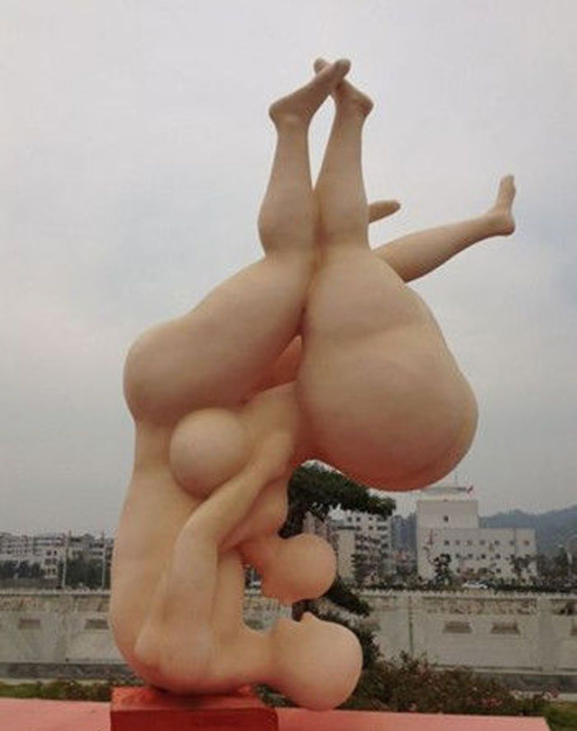 豐乳肥臀雕塑是什么？豐乳肥臀雕塑怎么回事？