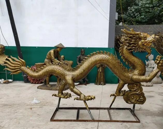 玻璃鋼龍雕塑，中國神龍雕塑