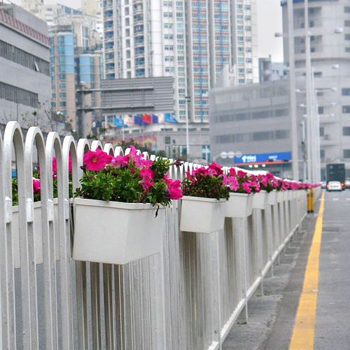 馬路綠化玻璃鋼護欄花盆