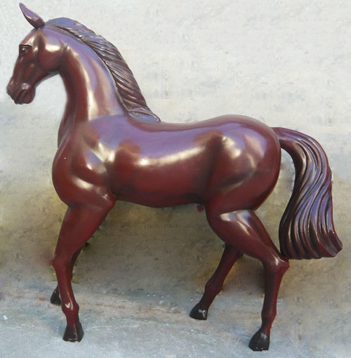 玻璃鋼雕塑仿銅馬